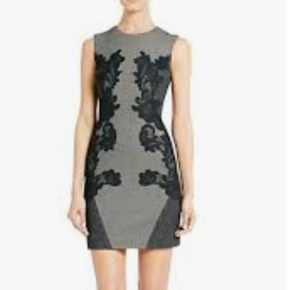 DVF dress, pentra jacquard dress